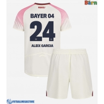 Fotballdrakt Barn Bayer Leverkusen Aleix Garcia #24 Bortedraktsett 2025-26 Kortermet (+ Korte bukser)